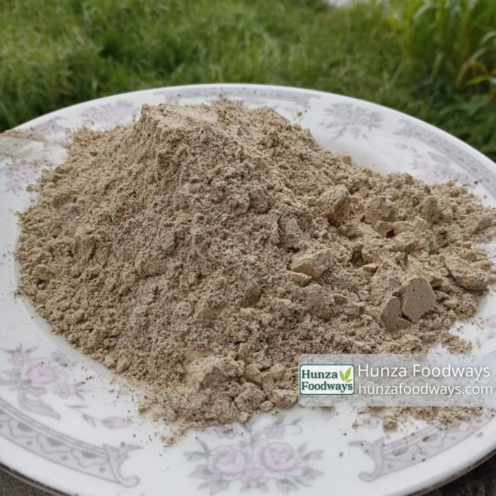 Unhulled Buckwheat Flour in a plate
