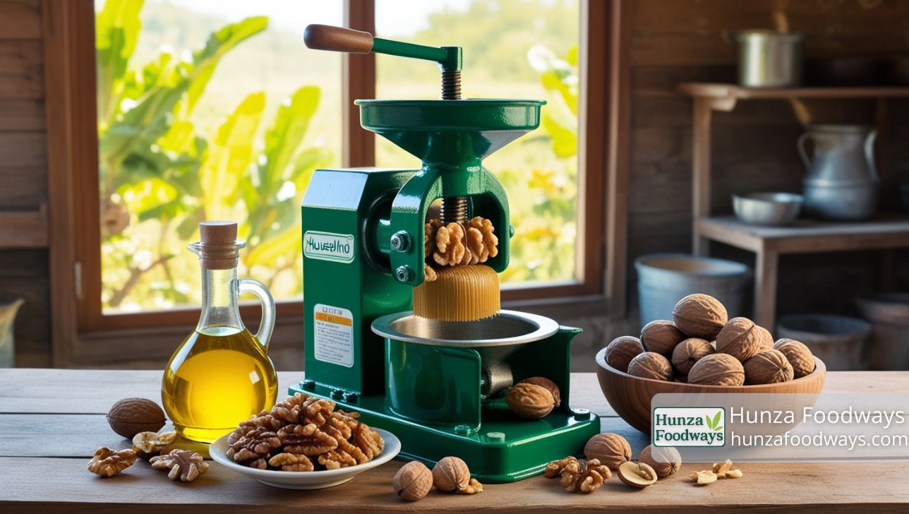Walnut Oil Traditional Hydraulic & Cold Pressed in Hunza Pakistan